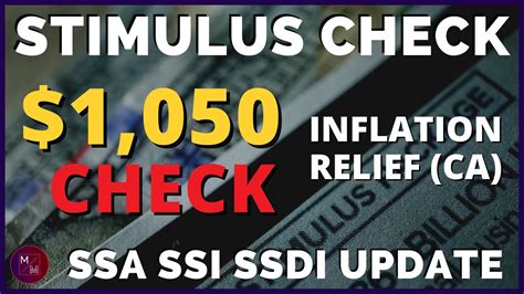 Inflation Relief Stimulus Checks